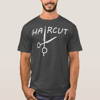 T-shirt Coiffure noire drôle Barber s