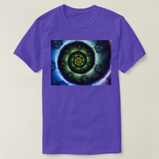 T-shirt Coil de couleur curling (Design devant)
