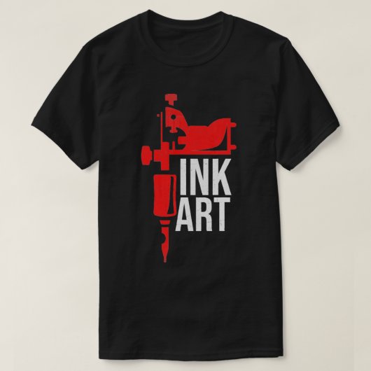 T-shirt Coil Tattoo Machine Enk Art Funny S (Design devant)