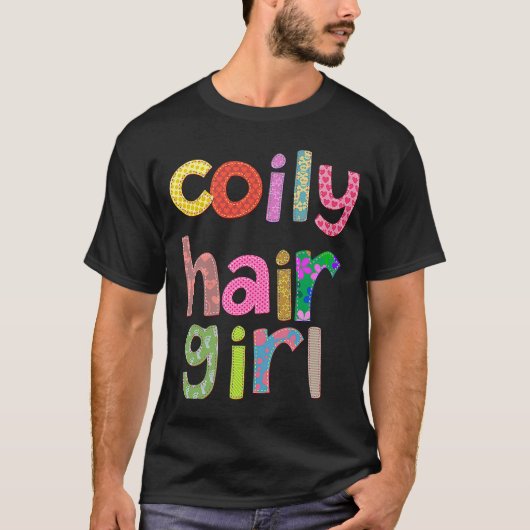T-shirt Coily Coiffeuse Curly Black Afro Queen Melanin Pop (Devant)