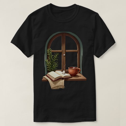 T-shirt Coin lecture nature morte (Design devant)