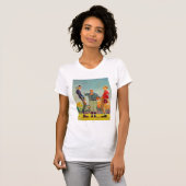 T-shirt Coin Toss par Norman Rockwell (Devant entier)