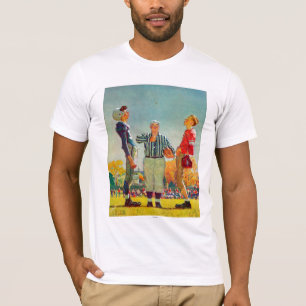 T-shirt Coin Toss par Norman Rockwell