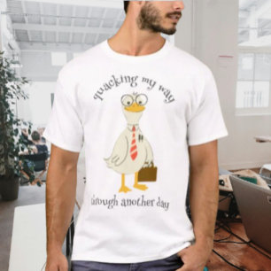 T-shirt Coinçant mon chemin à travers une autre journée