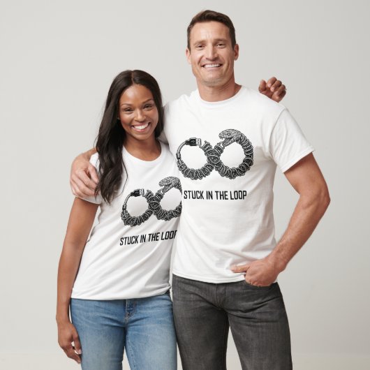 T-shirt Coincé Dans La Boucle (Unisexe)