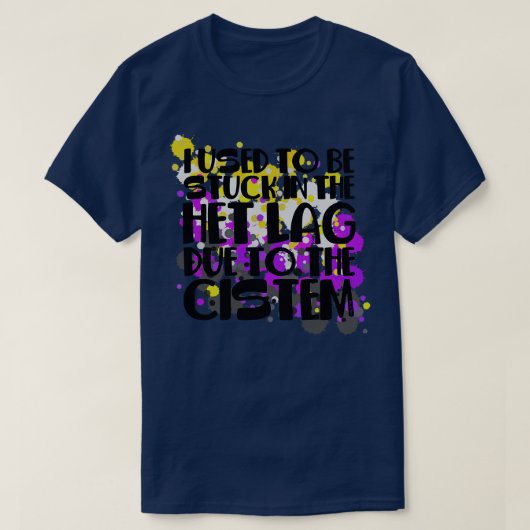 T-shirt Coincé Dans Le Trait De Het (Design devant)