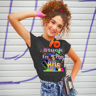 T-shirt Coincé Dans Les Années 80