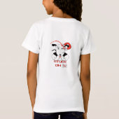 T-Shirt Coincé sur U Petey le Bull Terrier (Dos)