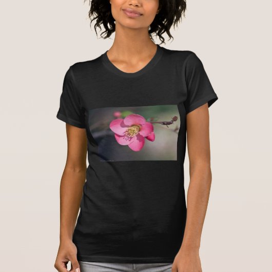 T-shirt Coingot de Fleur de Poirier Parfait Rose (Devant)