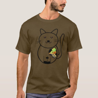 T-shirt Coins-CAT On Dark Canva Tees