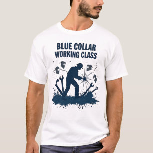 T-shirt Col bleu Classe de travail - Soudage cadeau Tee