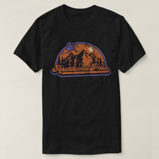 T-shirt Col d'Anaktuvuk, Alaska (Design devant)
