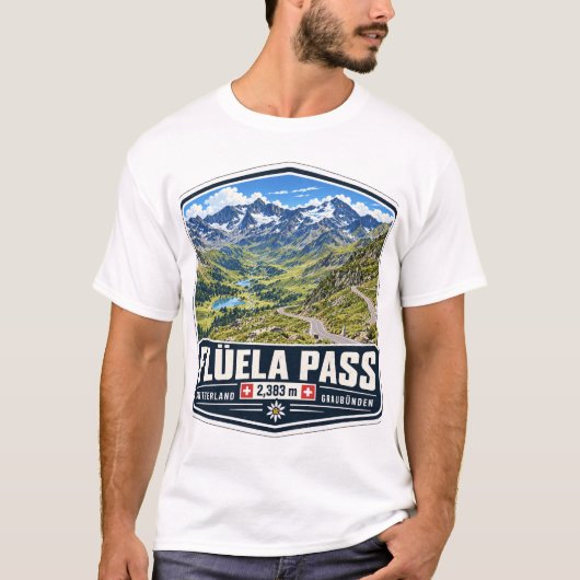 T-shirt Col de Flüela (Devant)