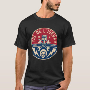 T-shirt Col de l’Iseran français Alpes motobike tour