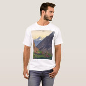 T-shirt col du Gotthard dans les Alpes (Devant entier)