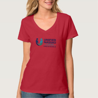 T-shirt Col en V avec logo Unified Nassau Florida