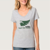 T-shirt col en V en jersey Bella+Canvas pour femme (Devant)