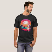 T-shirt Cola Synthwave 80s Rétrowave (Devant entier)