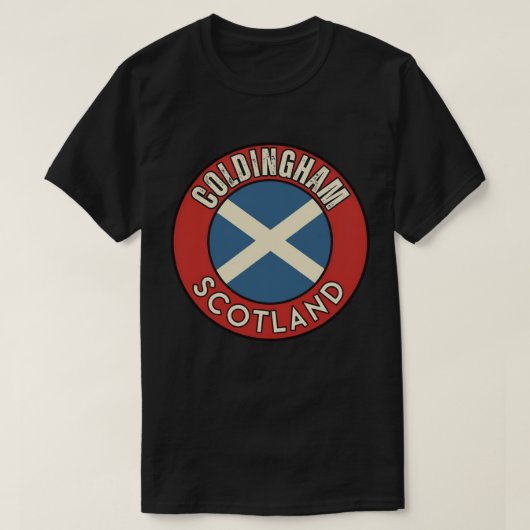 T-shirt Coldingham, Écosse (Design devant)