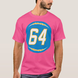 T-shirt Cole Toner Numéro 64 Jersey Los Angeles Chargers I