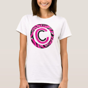 T-shirt Colecreations a établi la pièce en t (le zèbre)