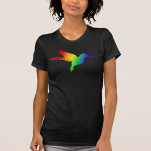 T-shirt Colibri arc-en-ciel