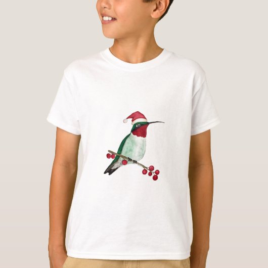 T-shirt Colibri de Noël Père Noël (Devant)