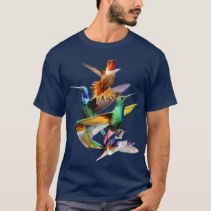T-shirt Colibri en vol Colibri cadeau I Love Humm
