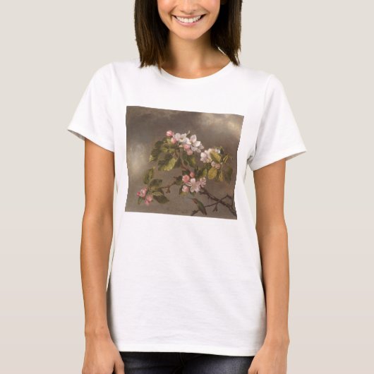 T-shirt Colibri et fleurs d'Apple (Devant)