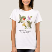 T-shirt Colibri flamboyant Ruby Throsé (Devant)