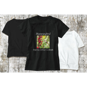 T-shirt colibri Fleur cardinale