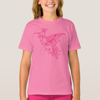 T-shirt Colibri rose