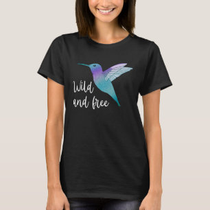 T-shirt Colibri sauvage et libre Beau Esprit animal
