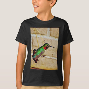 T-shirt Colibri vert rouge