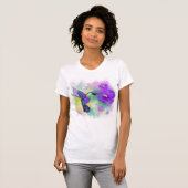 T-shirt colibri volant coloré (Devant entier)