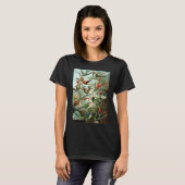 T-shirt Colibris par Ernst Haeckel, Oiseaux Vintages (Devant entier)