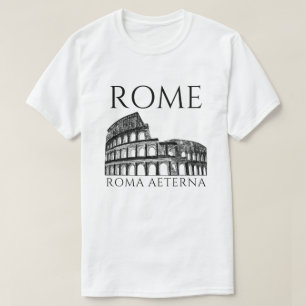 T-shirt Colisée de Rome antique, Voyage romain historique