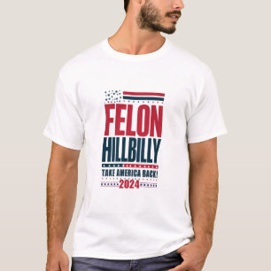 T-shirt Collabo Criminel 2024 Trump Vance Élection 2024