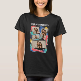 T-Shirt Collage 4 Photos des Meilleurs Moments Per