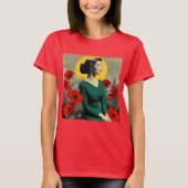 T-shirt Collage d'art vintage (Devant)