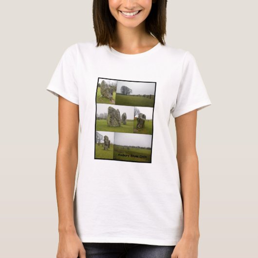 T-shirt Collage d'Avebury (Devant)