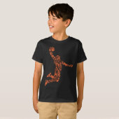T-shirt Collage de basket-ball (Devant entier)