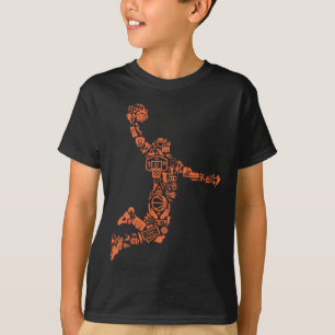 T-shirt Collage de basket-ball
