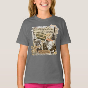 T-shirt Collage de chants d'hymnes chrétiens classiques
