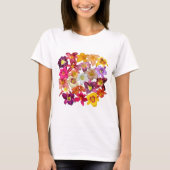 T-shirt Collage de Daylilies (Devant)