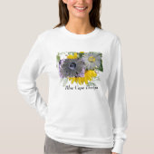 T-shirt Collage de fleurs (Devant)