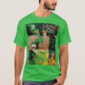 T-shirt Collage de la Saint Patrick (Devant)