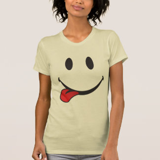 T-shirt Collage de l'emoji de langue