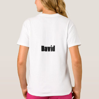 T-shirt Collage de nom personnalisé Police de sport person