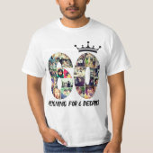 T-shirt Collage de numéro de photo personnalisé 60 couronn (Devant)